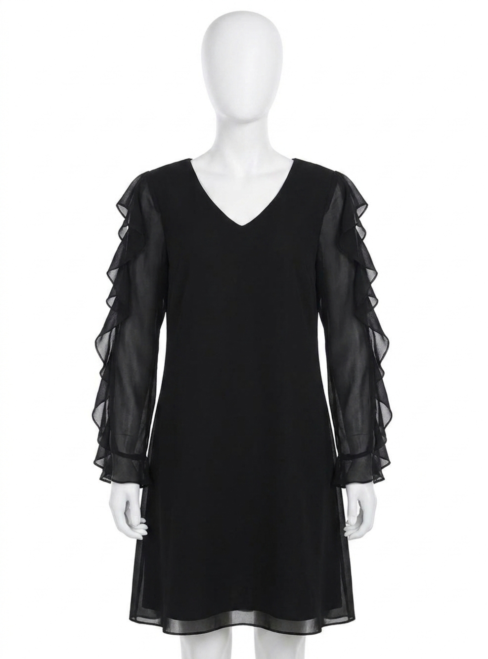 NEW FRANK LYMAN woven dress in black